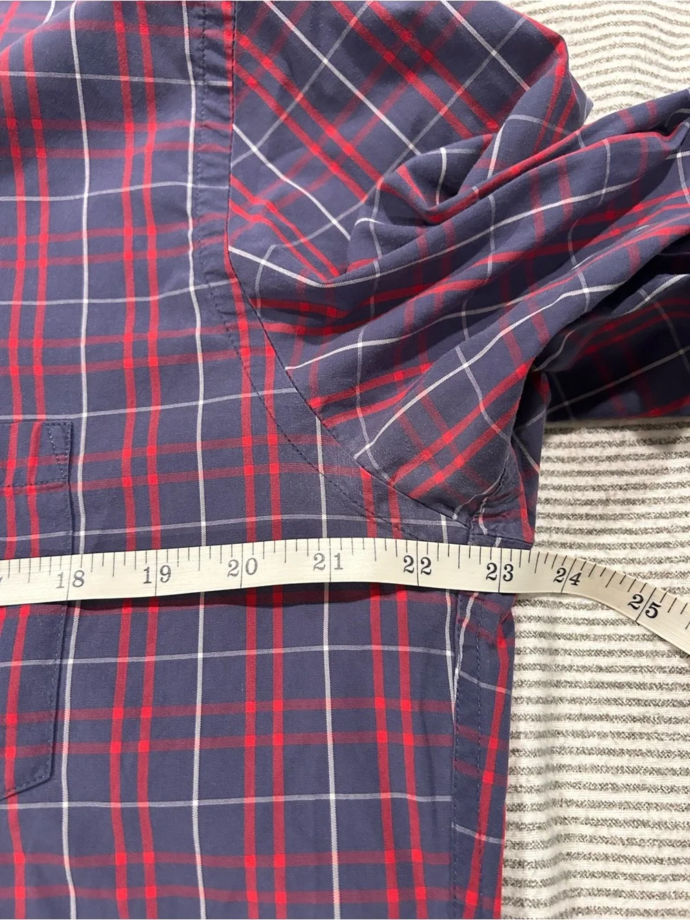 J. Crew Men's Plaid Button-Down Shirts — Green/Black & Navy/Red Large